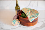 Beeswax Food Wrap - Reef Print (3 pack)