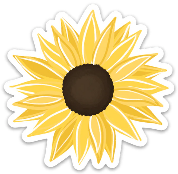 Sunflower sticker