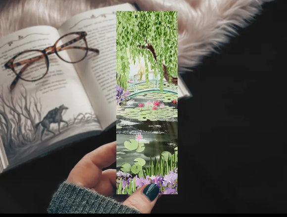 Monet’s Garden with Lily Pads Bookmark