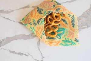 Beeswax Food Wrap - Reef Print (3 pack)