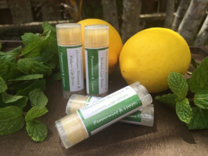 Peppermint and Lemon Lip Balm