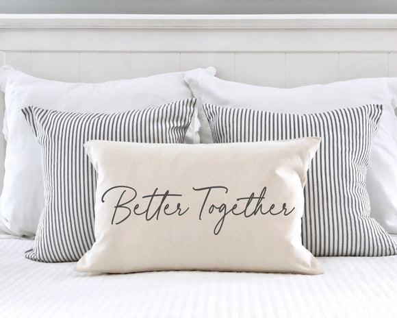 Better Together 12x20 Pillow Cover
