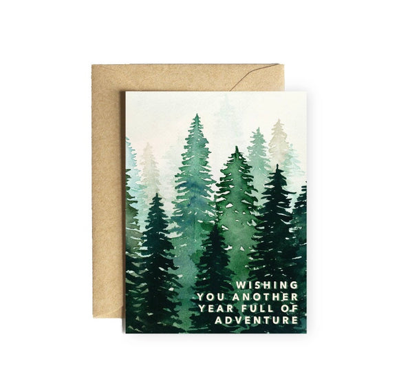 Forest Adventure Birthday/Anniversary Greeting Card