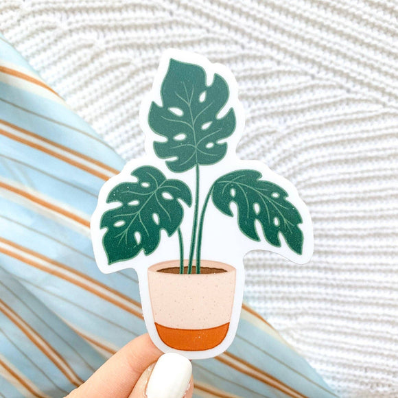 Potted Monstera sticker