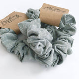 Sage Linen Scrunchie