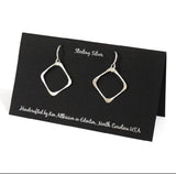 Sterling Silver Small Square Earrings